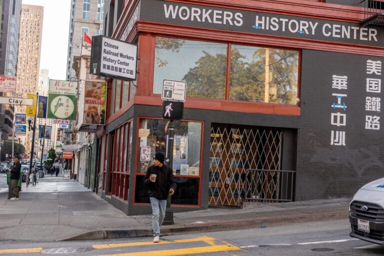 Street scene Chinatown San Francisco by Railroad Workers History Center